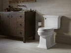 KOHLER K-6669-7 Memoirs Stately Two-Piece Elongated Toilet With Concealed Trapway, 1.28 Gpf - Black Black