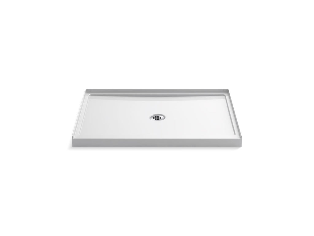 KOHLER K-8461-0 Rely 48" X 34" Alcove Shower Base, Center Drain - White