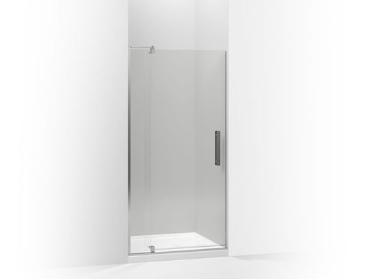 KOHLER K-707531-L-SHP Revel Pivot Shower Door, 70" H X 35-1/8 - 40" W, With 5/16" Thick Crystal Clear Glass In Bright Polished Silver