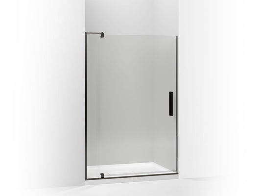 KOHLER K-707541-L-ABZ Revel Pivot Shower Door, 70" H X 39-1/8 - 44" W, With 5/16" Thick Crystal Clear Glass In Anodized Dark Bronze