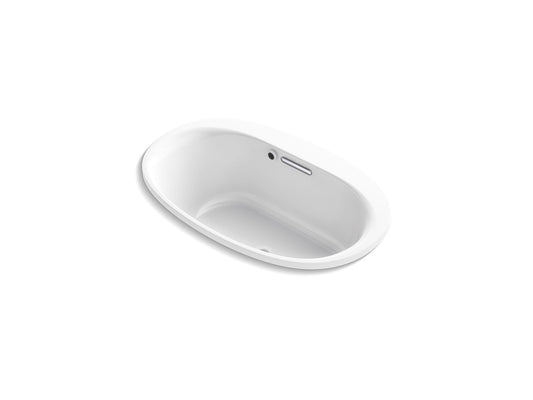 KOHLER K-5713-W1-0 Underscore 59-3/4" X 35-3/4" Drop-In Bath With Bask Heated Surface In White