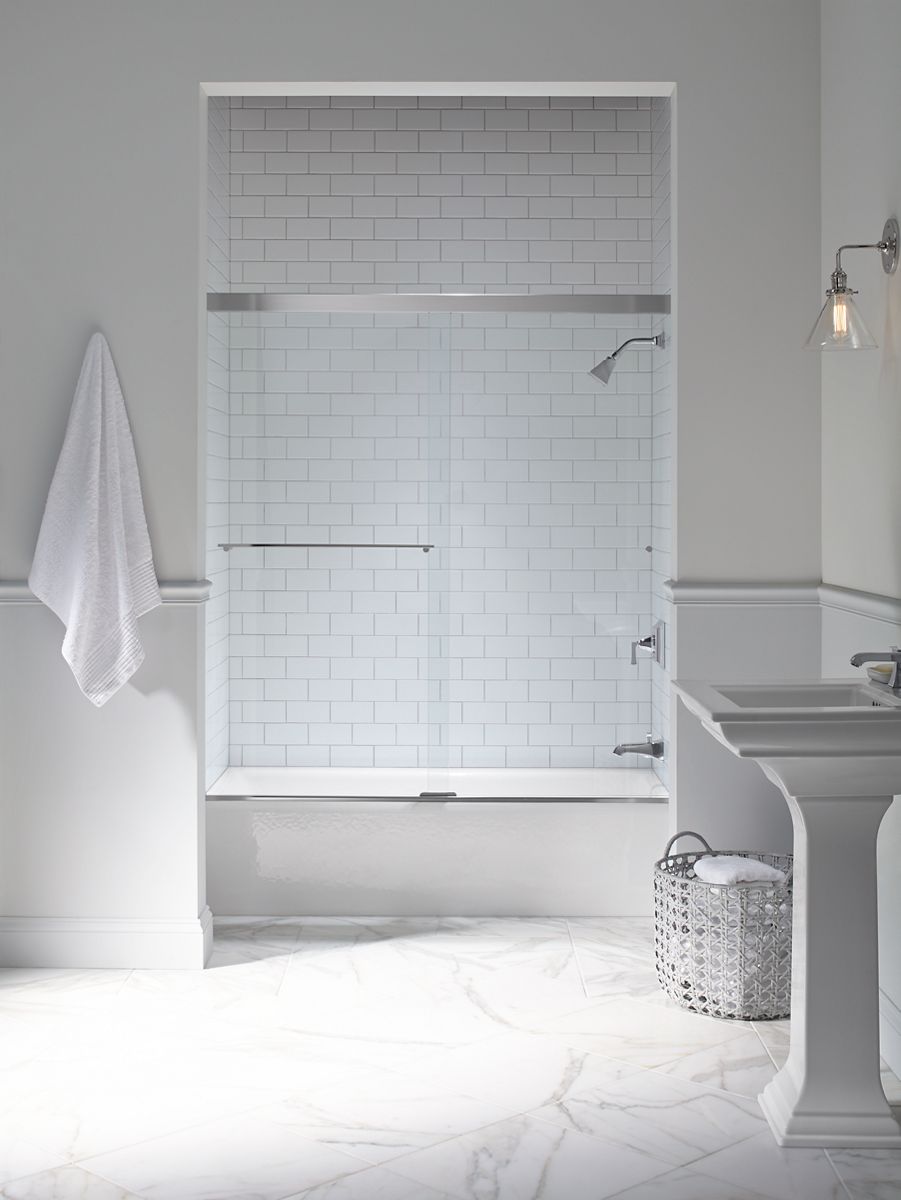 KOHLER K-838-34 Bellwether 60" X 30-1/4" Alcove Bath, Right Drain - Fresh Green