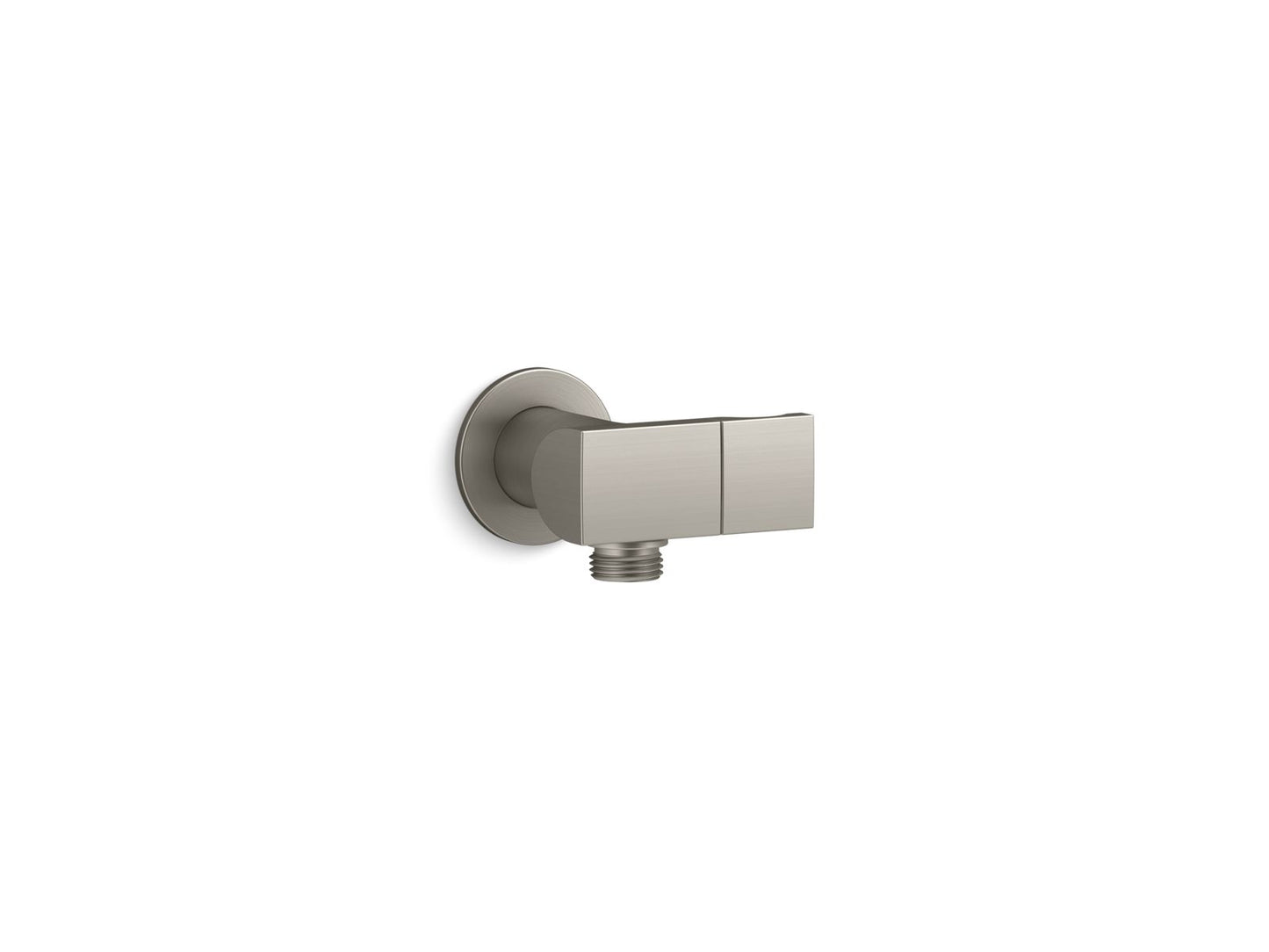 KOHLER K-98354-BN Exhale Wall-Mount Handshower Holder With Supply Elbow And Check Valve In Vibrant Brushed Nickel