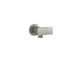 KOHLER K-98354-BN Exhale Wall-Mount Handshower Holder With Supply Elbow And Check Valve - Vibrant Brushed Nickel