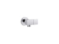 KOHLER K-98354-CP Exhale Wall-Mount Handshower Holder With Supply Elbow And Check Valve - Polished Chrome