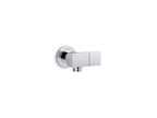 KOHLER K-98354-BL Exhale Wall-Mount Handshower Holder With Supply Elbow And Check Valve - Matte Black