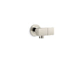 KOHLER K-98354-SN Exhale Wall-Mount Handshower Holder With Supply Elbow And Check Valve - Vibrant Polished Nickel