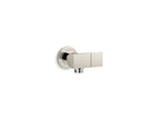 KOHLER K-98354-SN Exhale Wall-Mount Handshower Holder With Supply Elbow And Check Valve - Vibrant Polished Nickel