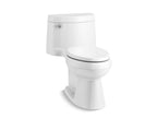 KOHLER K-3619-0 Cimarron One-Piece Elongated Toilet With Concealed Trapway, 1.28 Gpf - White