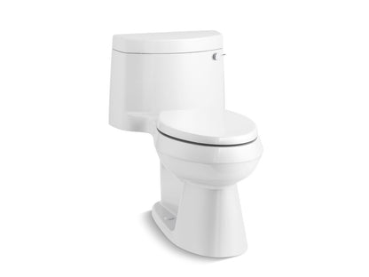 KOHLER K-3619-RA-0 Cimarron One-piece elongated toilet with concealed trapway, 1.28 gpf - White