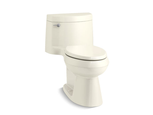 KOHLER K-3619-96 Cimarron One-Piece Elongated Toilet With Concealed Trapway, 1.28 Gpf In Biscuit