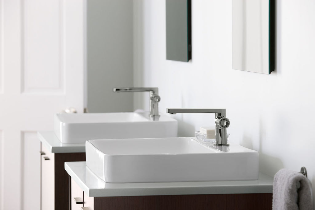 KOHLER K-2660-1-42 Vox 23" Rectangular Vessel Bathroom Sink - Aspen Green