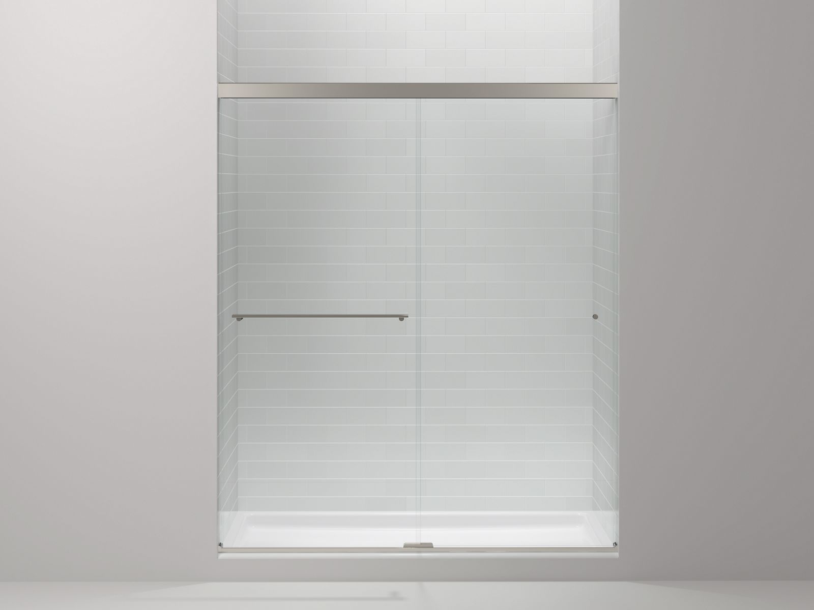 KOHLER K-9055-0 Salient 60" X 36" Alcove Shower Base, Center Drain - White