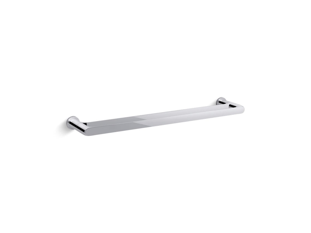 KOHLER K-97496-BL Avid 24" Double Towel Bar - Matte Black