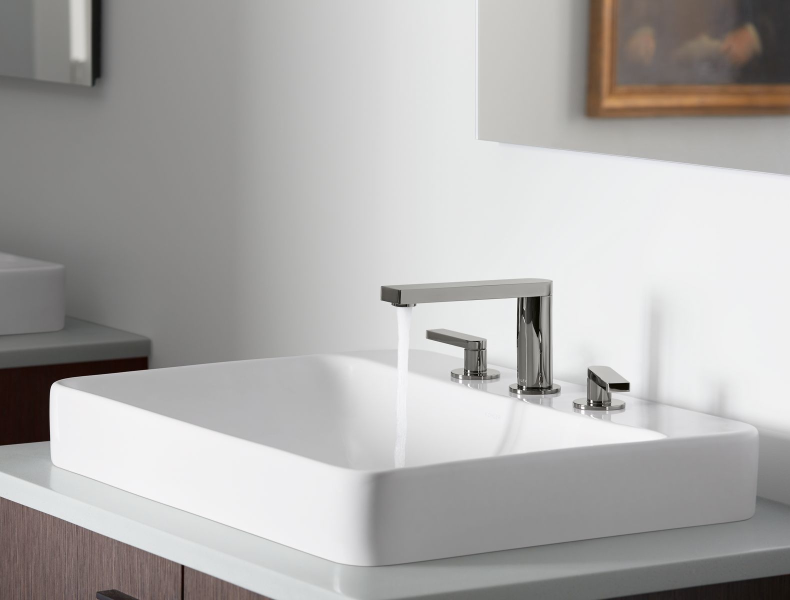 KOHLER K-2660-8-V10 Vox 23" Rectangular Vessel Bathroom Sink - 150Th Peachblow