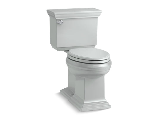 KOHLER K-6669-95 Memoirs Stately Two-Piece Elongated With Concealed Trapway, 1.28 Gpf In Ice Grey