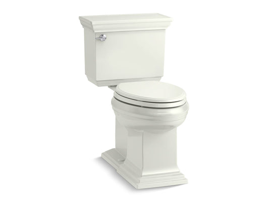 KOHLER K-6669-NY Memoirs Stately Two-Piece Elongated With Concealed Trapway, 1.28 Gpf In Dune