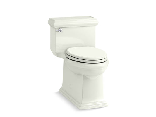 KOHLER K-6424-NY Memoirs Classic One-Piece Compact Elongated Toilet With Skirted Trapway, 1.28 Gpf In Dune