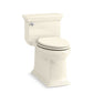 KOHLER K-6428-96 Memoirs Stately One-Piece Compact Elongated Toilet With Skirted Trapway, 1.28 Gpf In Biscuit