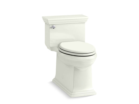 KOHLER K-6428-NY Memoirs Stately One-Piece Compact Elongated Toilet With Skirted Trapway, 1.28 Gpf In Dune