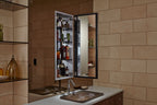 KOHLER K-2938-PG-SAA Catalan 15" W X 36-1/8" H Aluminum Single-Door Medicine Cabinet With 170 Degree Hinge - Satin Anodized Aluminum