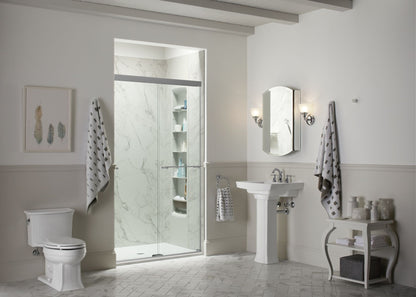 KOHLER K-2359-8-96 Archer 24" rectangular pedestal bathroom sink - Biscuit