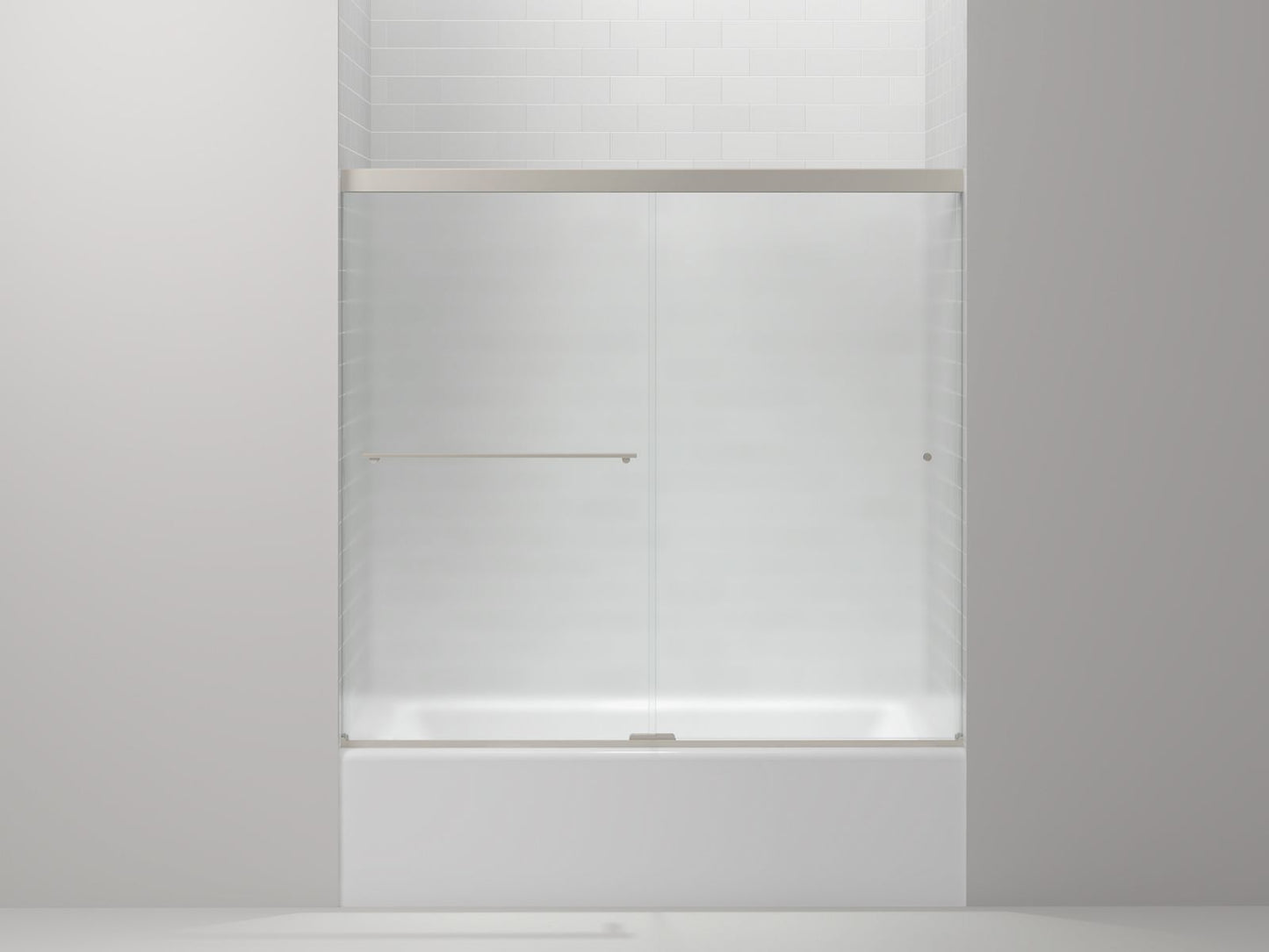 KOHLER K-875-96 Bellwether 60" x 32" alcove bath, left drain - Biscuit