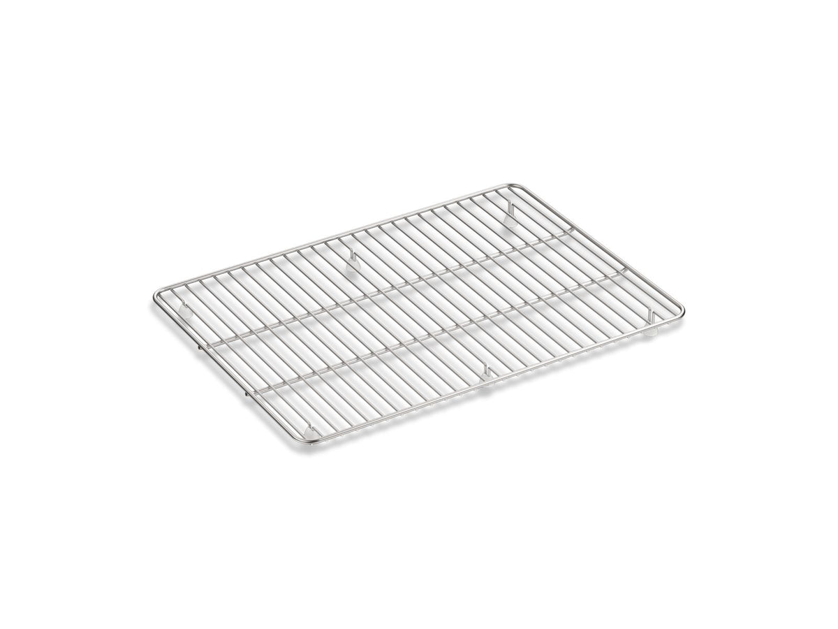 KOHLER K-5196-ST Cairn Large Stainless Steel Sink Rack, 19-1/2" X 14", For K-8206 - Stainless Steel