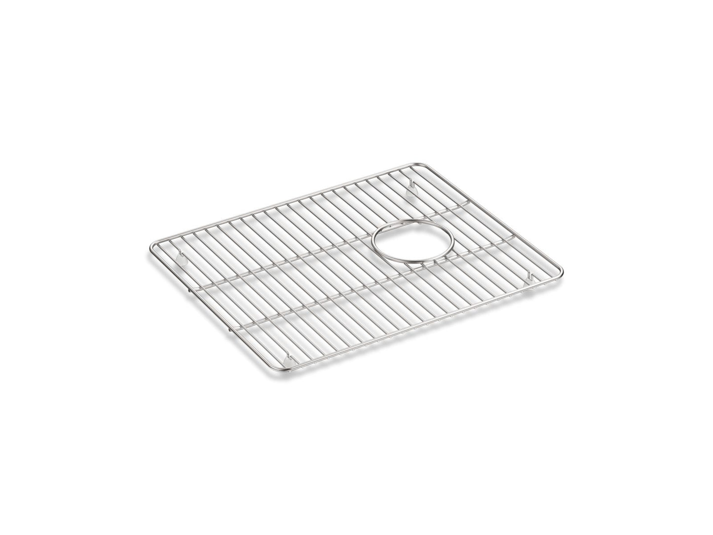 KOHLER K-5655-ST Cairn Stainless Steel Sink Rack, 17-1/4" X 14”, For Large Bowl In Stainless Steel