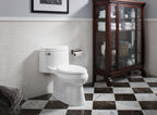 KOHLER K-3619-0 Cimarron One-Piece Elongated Toilet With Concealed Trapway, 1.28 Gpf - White