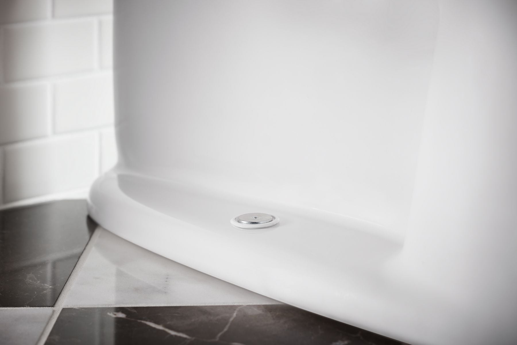 KOHLER K-3619-0 Cimarron One-Piece Elongated Toilet With Concealed Trapway, 1.28 Gpf - White