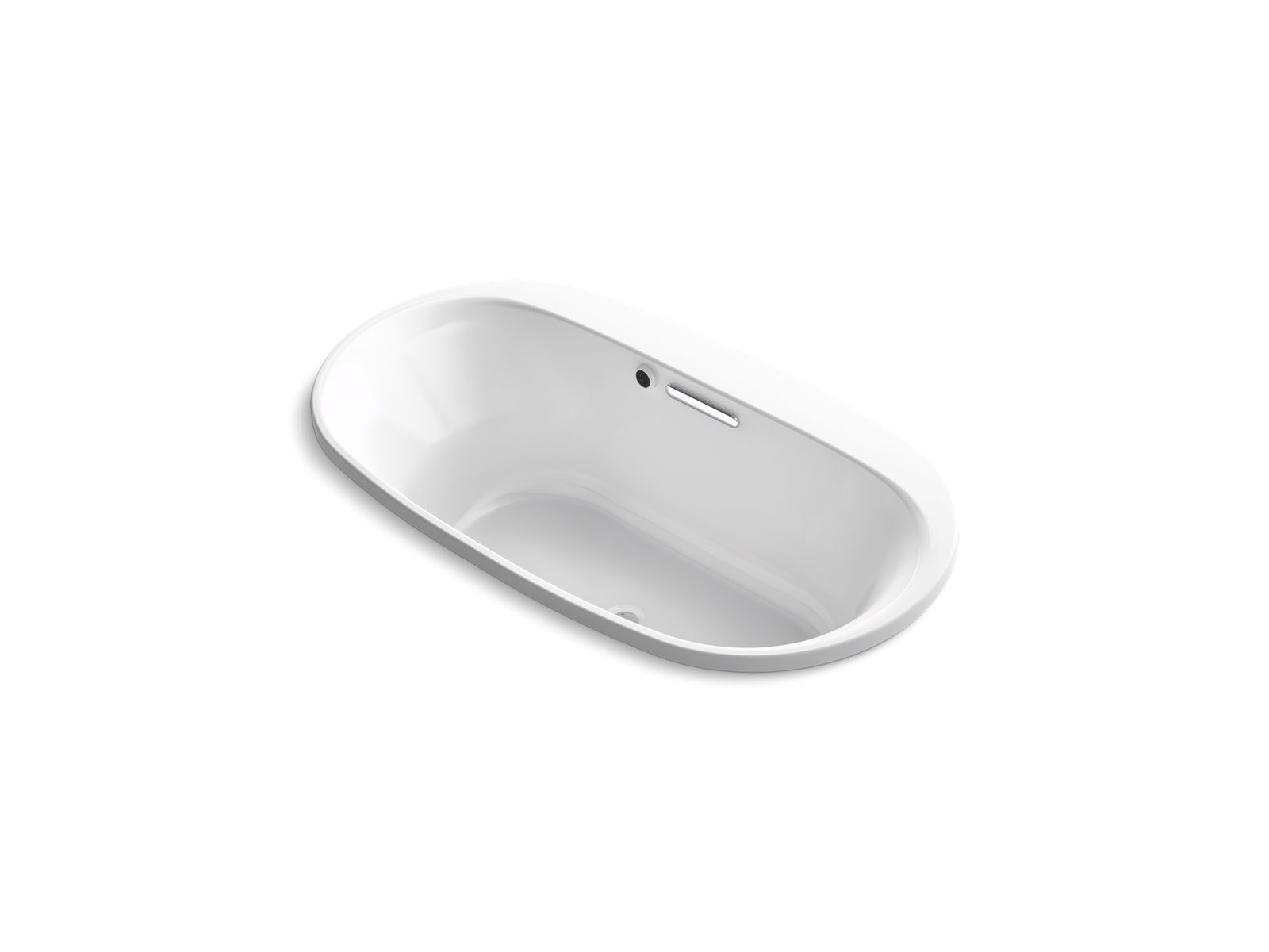 KOHLER K-5715-W1-0 Underscore 65-1/2" X 35-3/4" Drop-In Bath With Bask Heated Surface - White