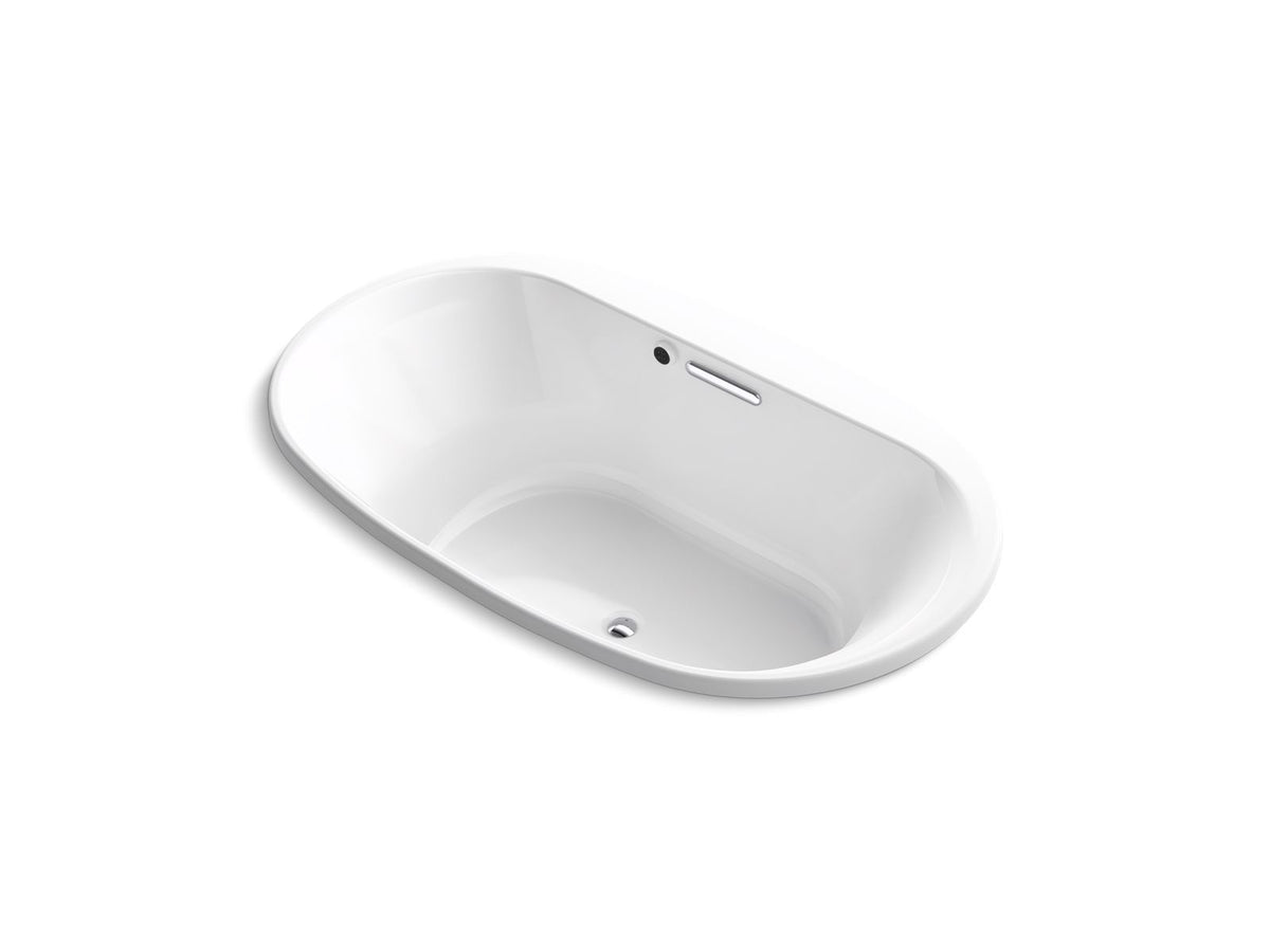 KOHLER K-5717-W1-7 Underscore 71-1/2" X 41-1/2" Drop-In Bath With Bask Heated Surface - Black Black