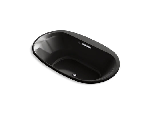 KOHLER K-5717-W1-7 Underscore 71-1/2" X 41-1/2" Drop-In Bath With Bask Heated Surface In Black Black