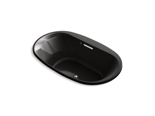 KOHLER K-5718-GH-7 Underscore 71-1/2" X 41-1/2" Drop-In Heated Bubblemassage In Black Black