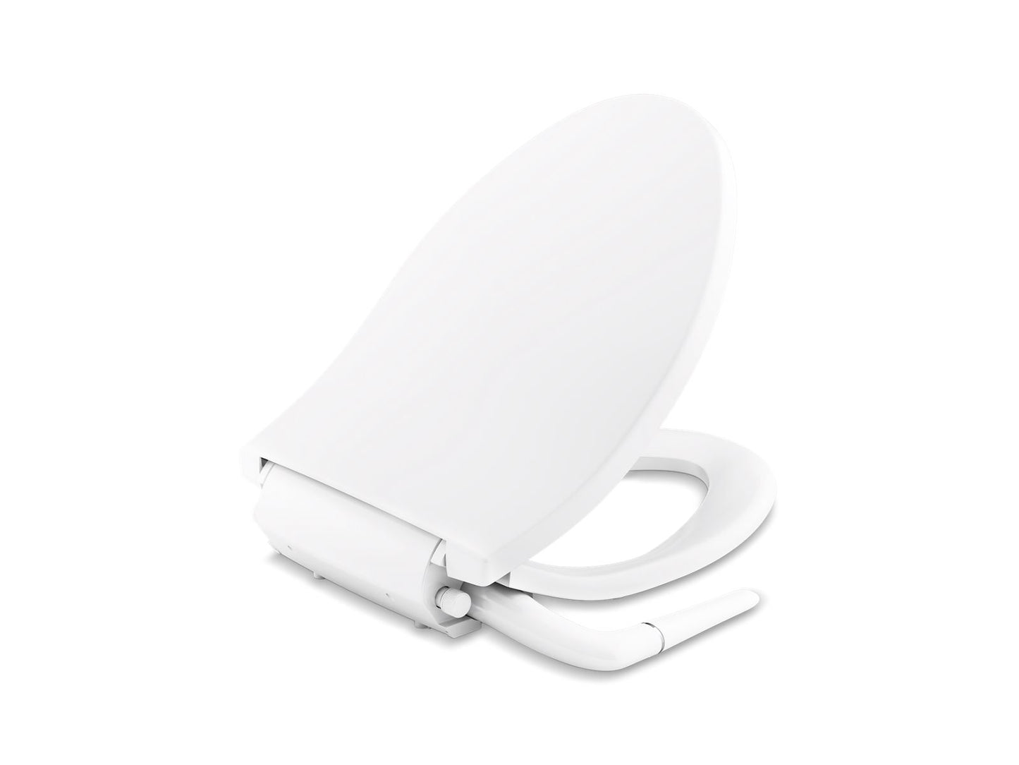 KOHLER K-5724-0 PureWash M250 Elongated manual bidet toilet seat - White
