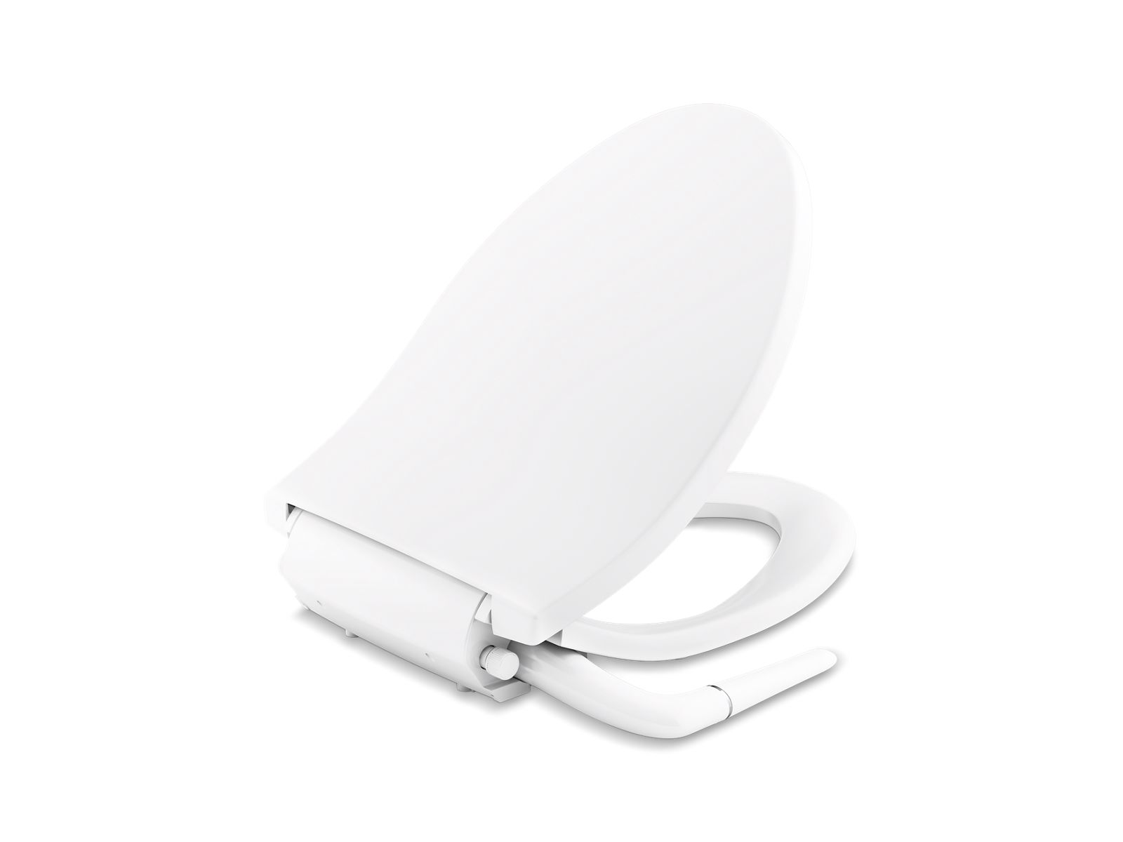 KOHLER K-5724-0 Purewash M250 Elongated Manual Bidet Toilet Seat - White