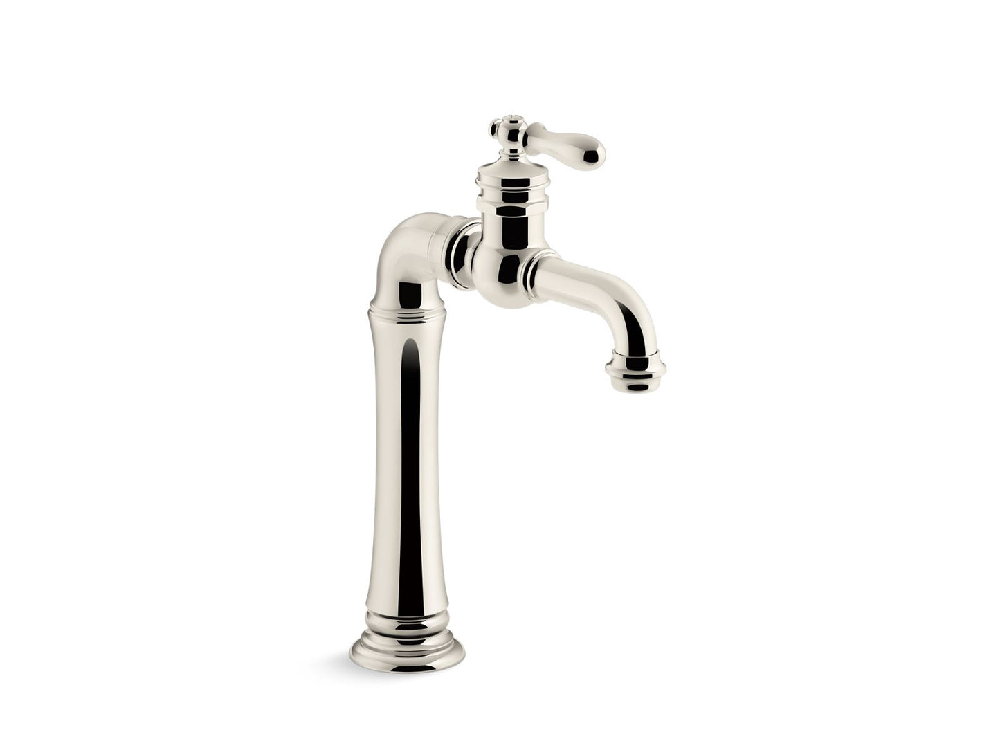 KOHLER K-99268-SN Artifacts Gentleman'S Single-Handle Bar Sink Faucet In Vibrant Polished Nickel