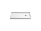 KOHLER K-8638-0 Rely 48" X 32" Alcove Shower Base, Right Drain - White
