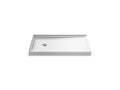 KOHLER K-8639-0 Rely 48" X 32" Alcove Shower Base, Left Drain - White