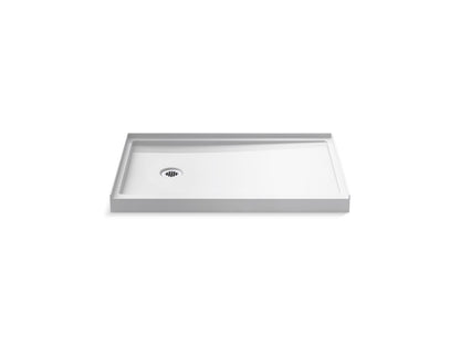 KOHLER K-8639-0 Rely 48" x 32" alcove shower base, left drain - White