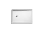 KOHLER K-8639-96 Rely 48" X 32" Alcove Shower Base, Left Drain - Biscuit