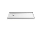 KOHLER K-8643-0 Rely 60" X 30" Alcove Shower Base, Left Drain - White
