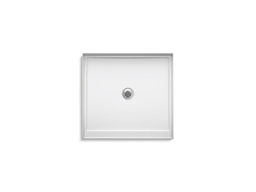 KOHLER K-8644-96 Rely 36" X 34" Alcove Shower Base, Center Drain - Biscuit