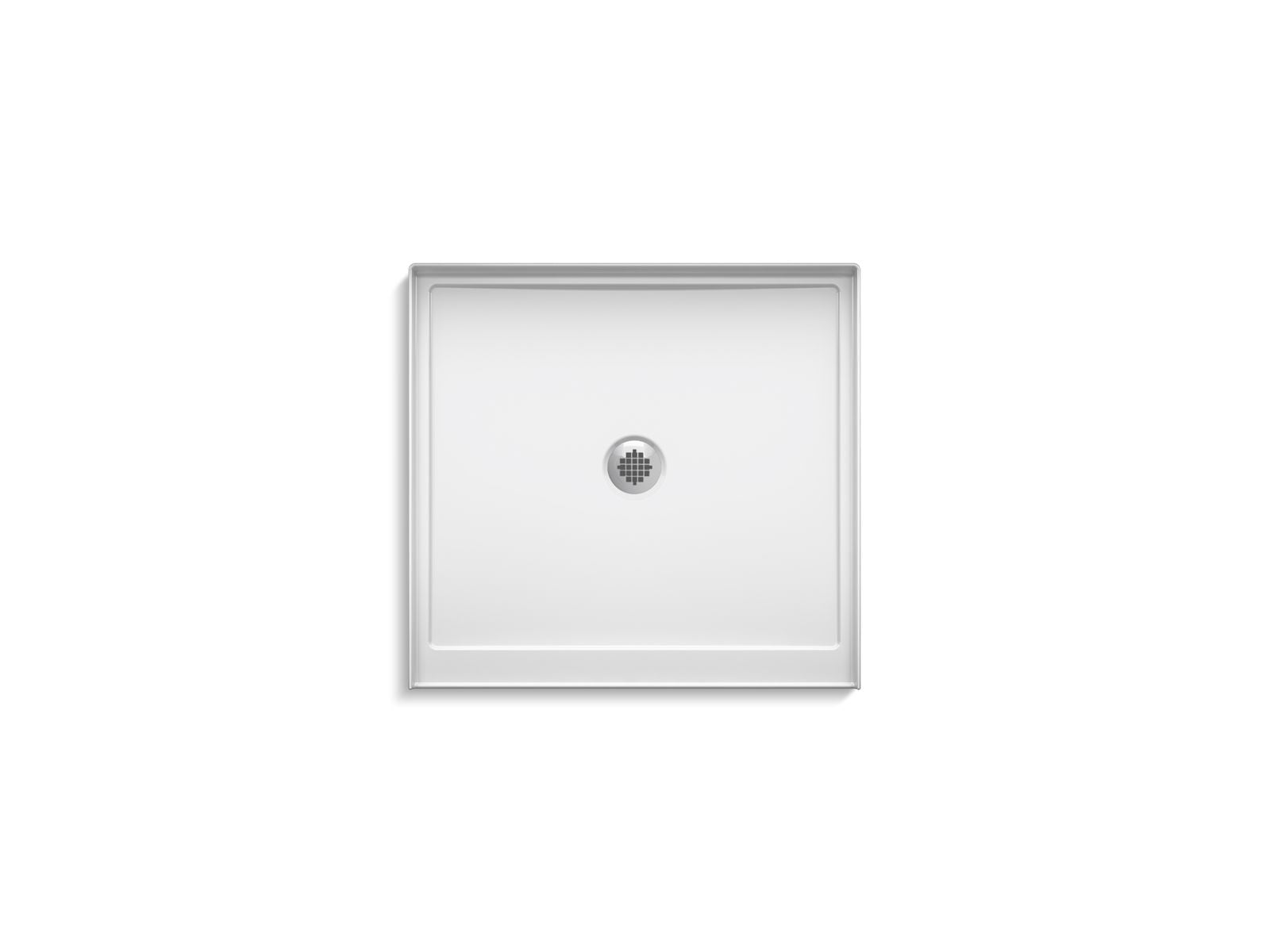 KOHLER K-8644-96 Rely 36" X 34" Alcove Shower Base, Center Drain - Biscuit