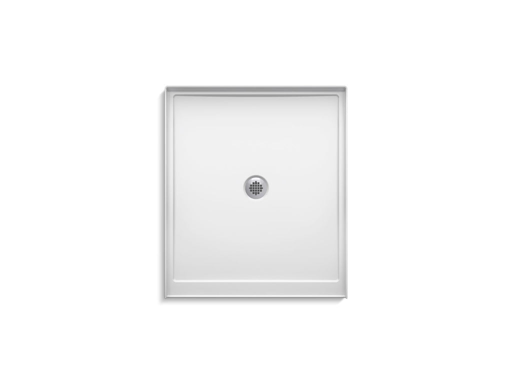 KOHLER K-8647-96 Rely 36" X 42" Alcove Shower Base, Center Drain - Biscuit