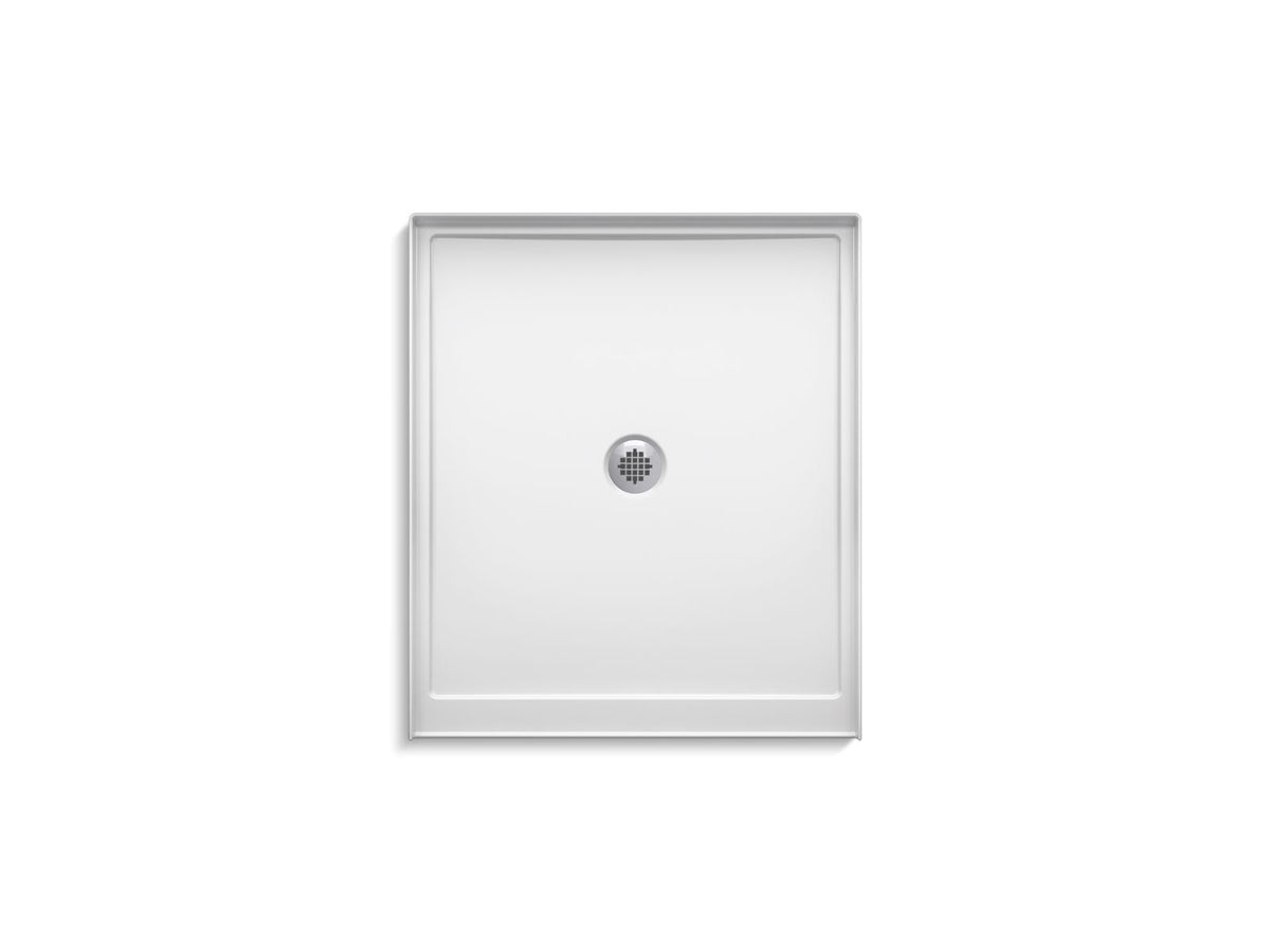 KOHLER K-8647-96 Rely 36" X 42" Alcove Shower Base, Center Drain - Biscuit