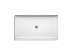 KOHLER K-8649-96 Rely 60" X 34" Alcove Shower Base, Center Drain - Biscuit
