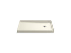 KOHLER K-8638-96 Rely 48" X 32" Alcove Shower Base, Right Drain - Biscuit