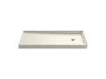 KOHLER K-8642-96 Rely 60" X 30" Alcove Shower Base, Right Drain - Biscuit